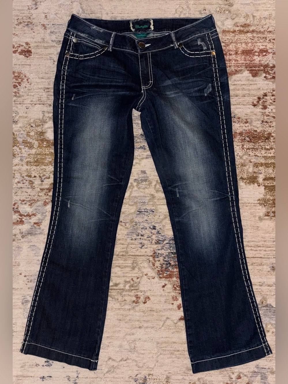 New! Wrangler Women’s Premium Patch Jeans